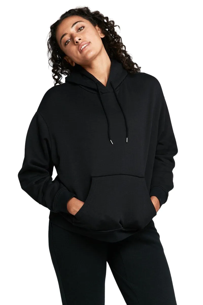 3 x Bonds Womens Originals Pullover Hoodie Jacket Cotton Black