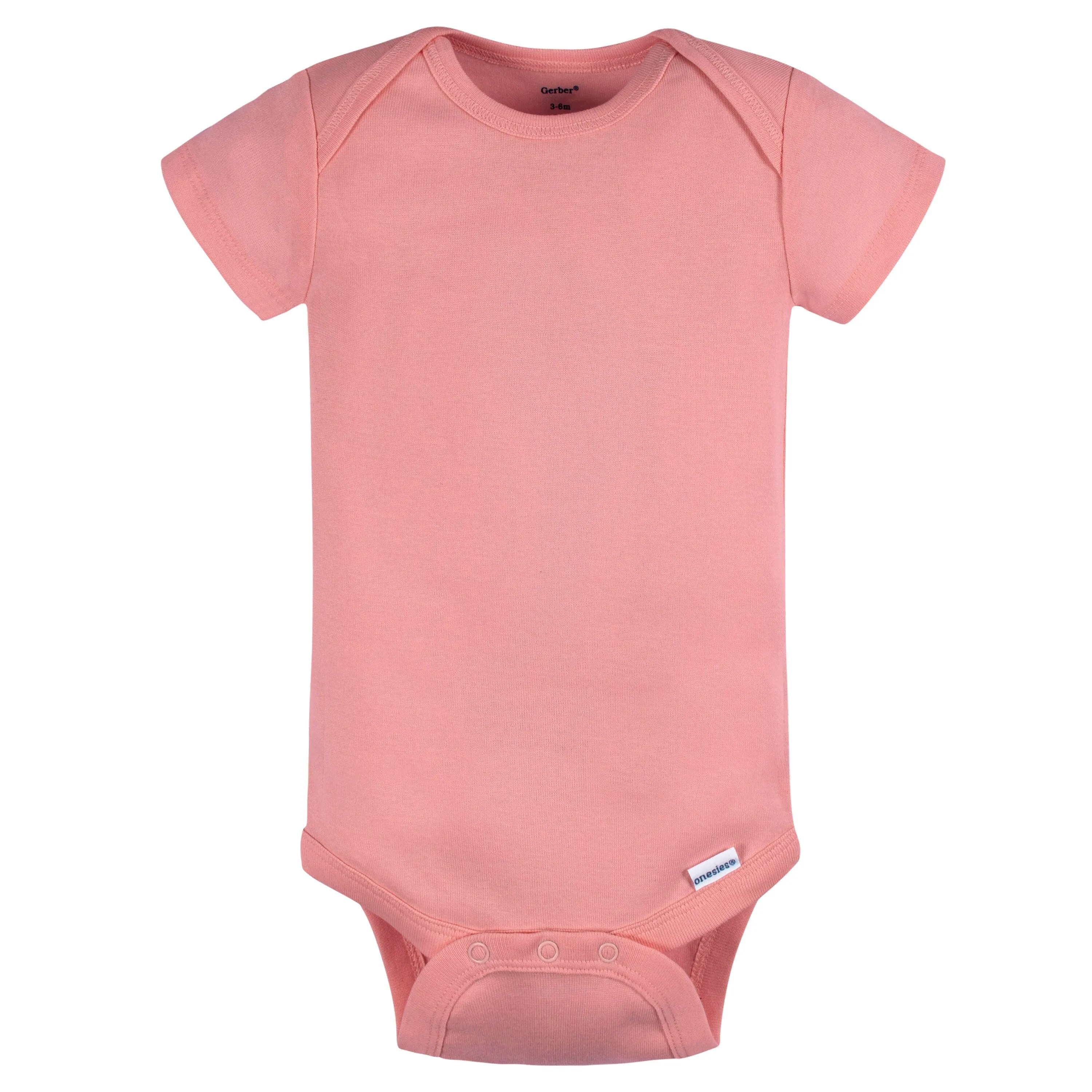 5-Pack Baby Neutral Blue/ Pink Short Sleeve Onesies® Bodysuits