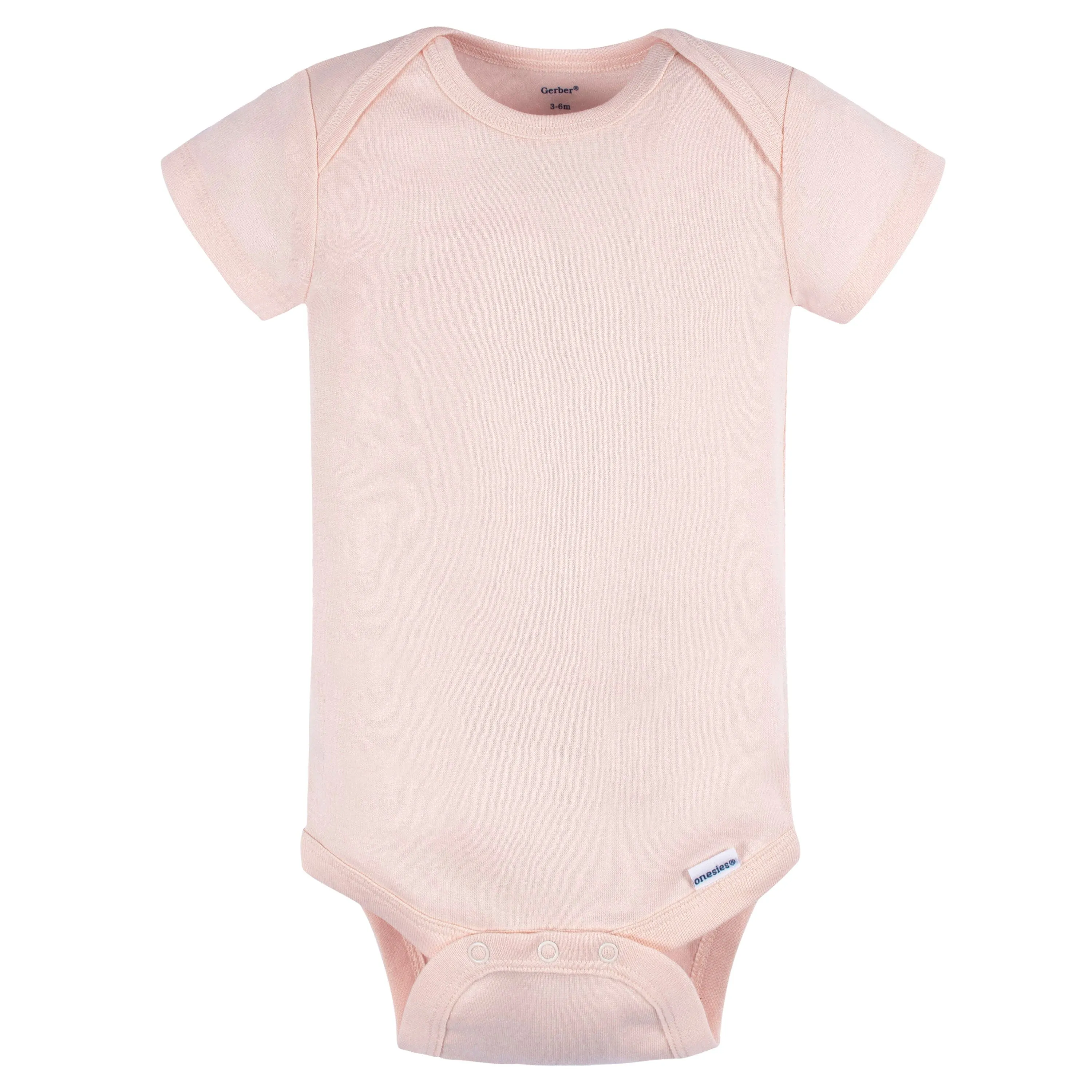 5-Pack Baby Neutral Blue/ Pink Short Sleeve Onesies® Bodysuits