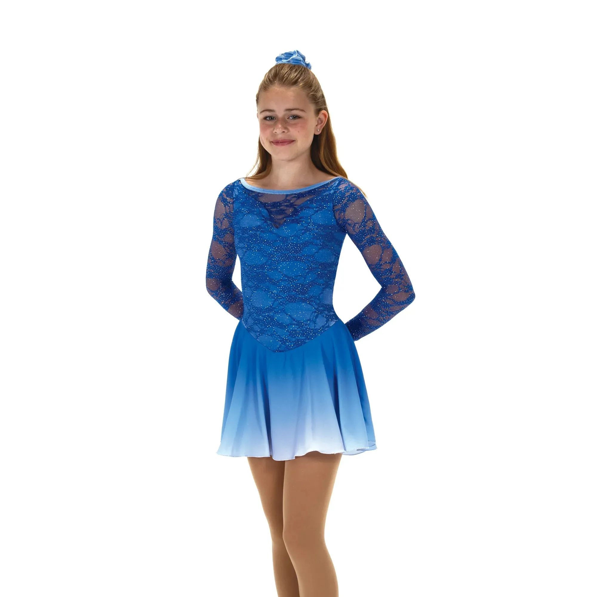 529 Figure Skating Rosings Park Dress - Rose Pink or lake Blue