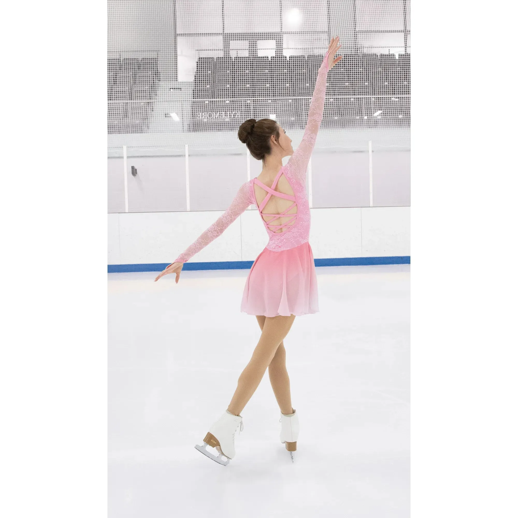 529 Figure Skating Rosings Park Dress - Rose Pink or lake Blue