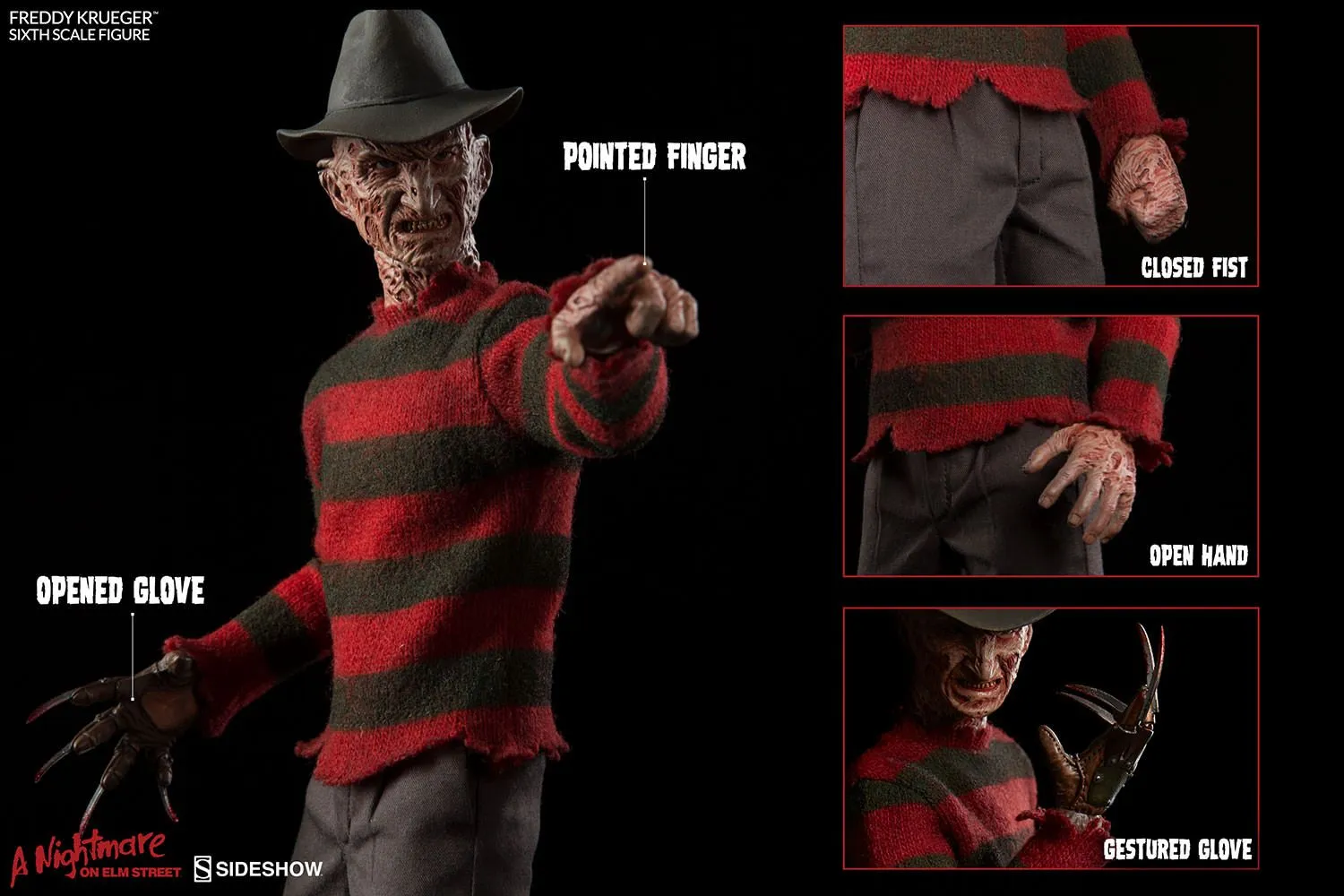 A Nightmare on Elm Street - Freddy Krueger 12" 1:6 Scale Action Figure