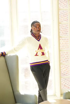 Alcorn State University Cableknit Sweater