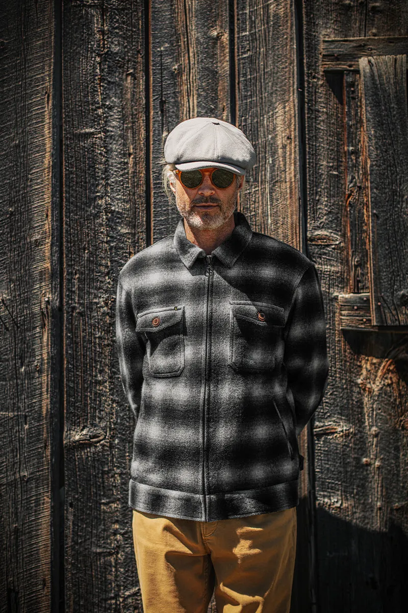 &SONS Cab Coat Grey Check