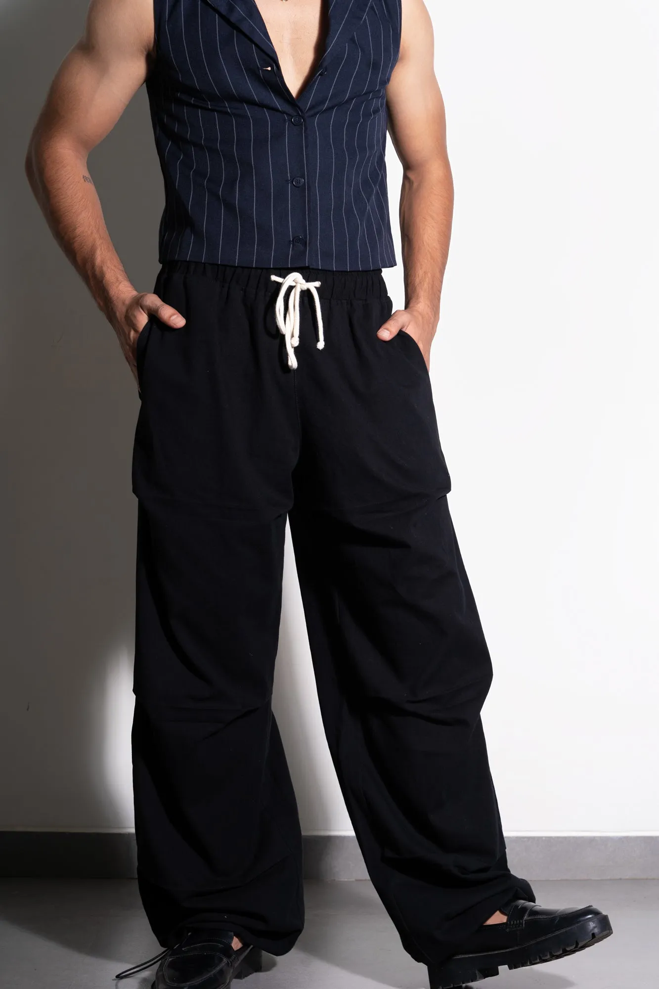 Anthracite Parachute Pants