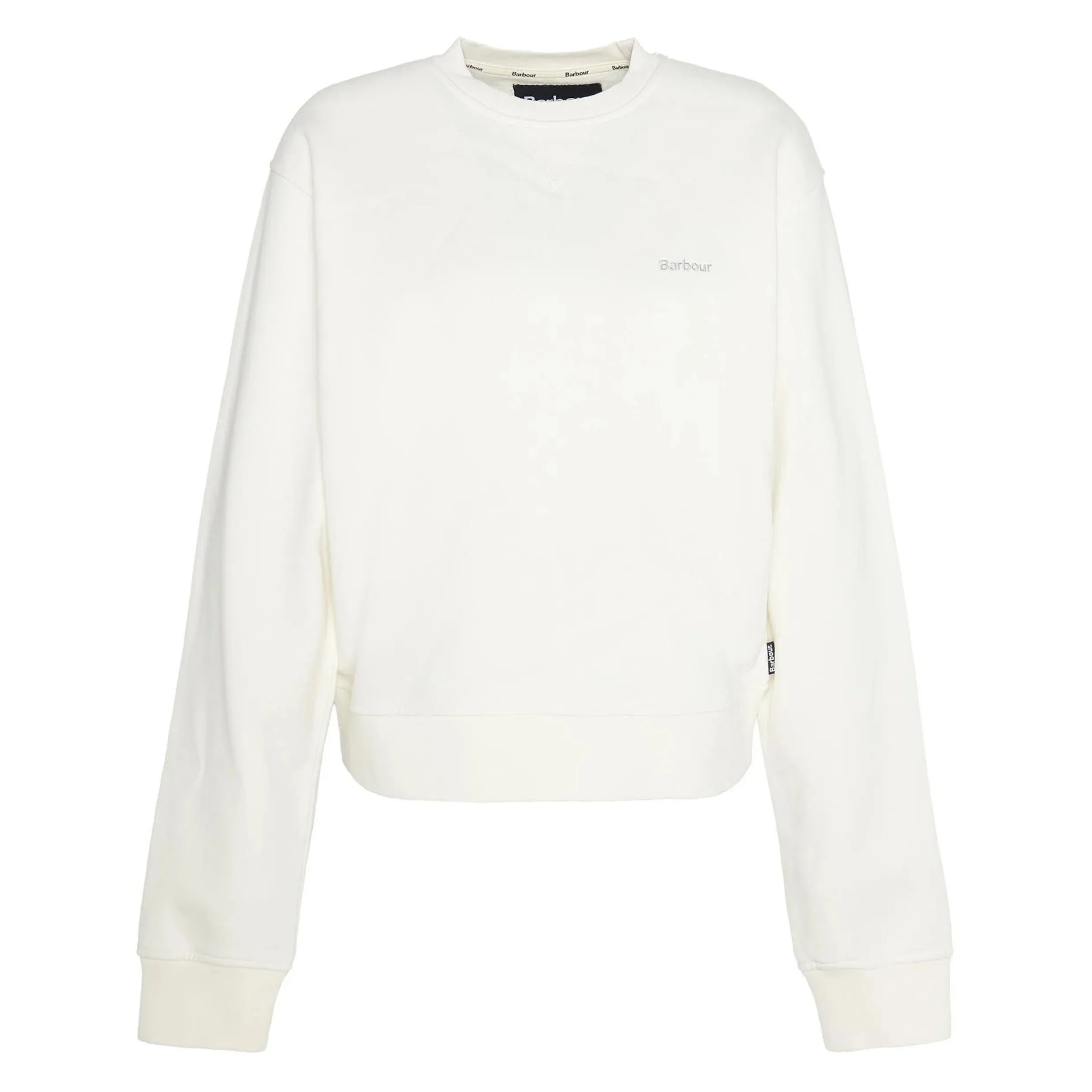 Barbour Bede Oversized Sweatshirt Whisper White LOL0623WH32