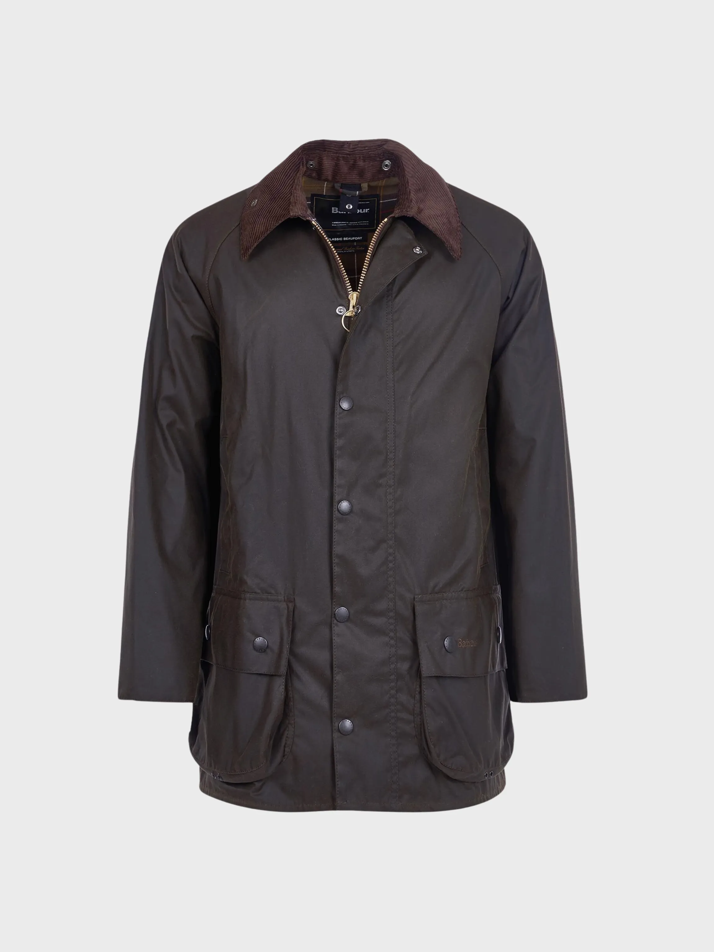 Barbour Coat Classic Beaufort Wax Olive