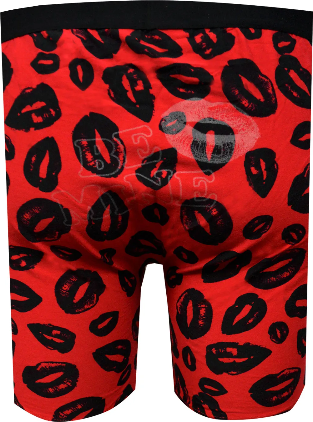 Be Mine Kiss My Lips Red Boxer Briefs