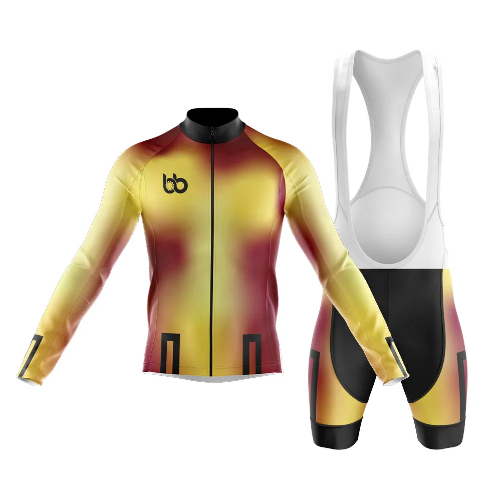 Bicycle Booth Prism (Yellow-Maroon) Club Cycling Kit