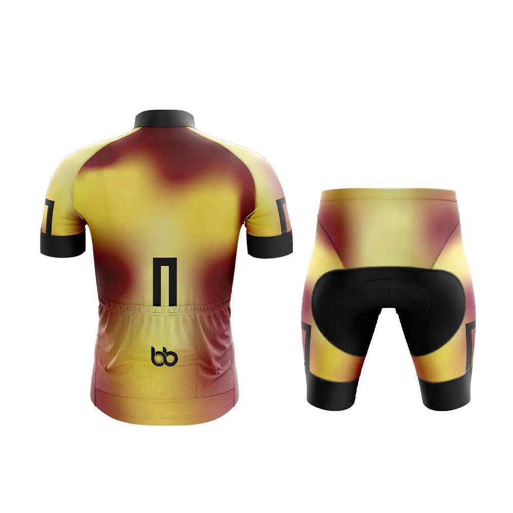 Bicycle Booth Prism (Yellow-Maroon) Club Cycling Kit