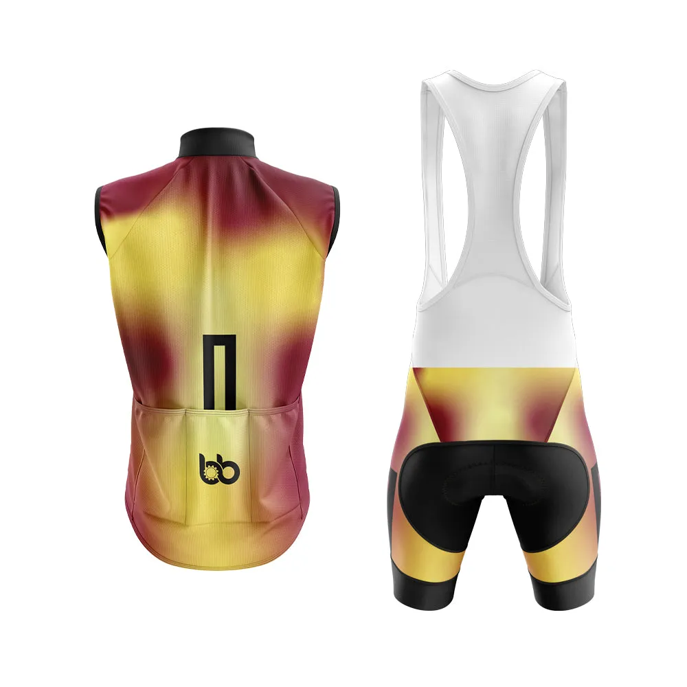 Bicycle Booth Prism (Yellow-Maroon) Club Cycling Kit