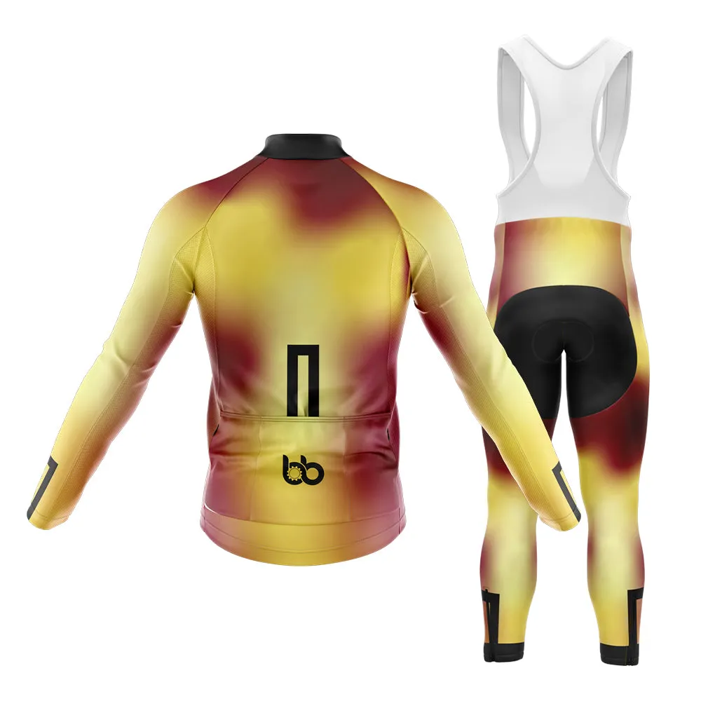 Bicycle Booth Prism (Yellow-Maroon) Club Cycling Kit