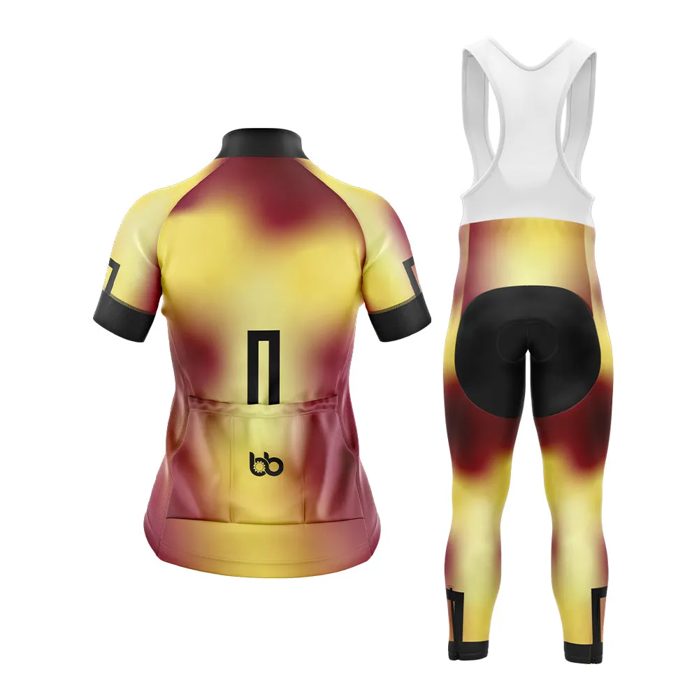 Bicycle Booth Prism (Yellow-Maroon) Club Cycling Kit