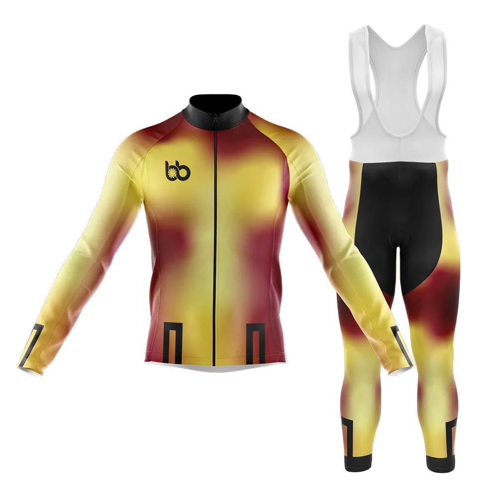 Bicycle Booth Prism (Yellow-Maroon) Club Cycling Kit