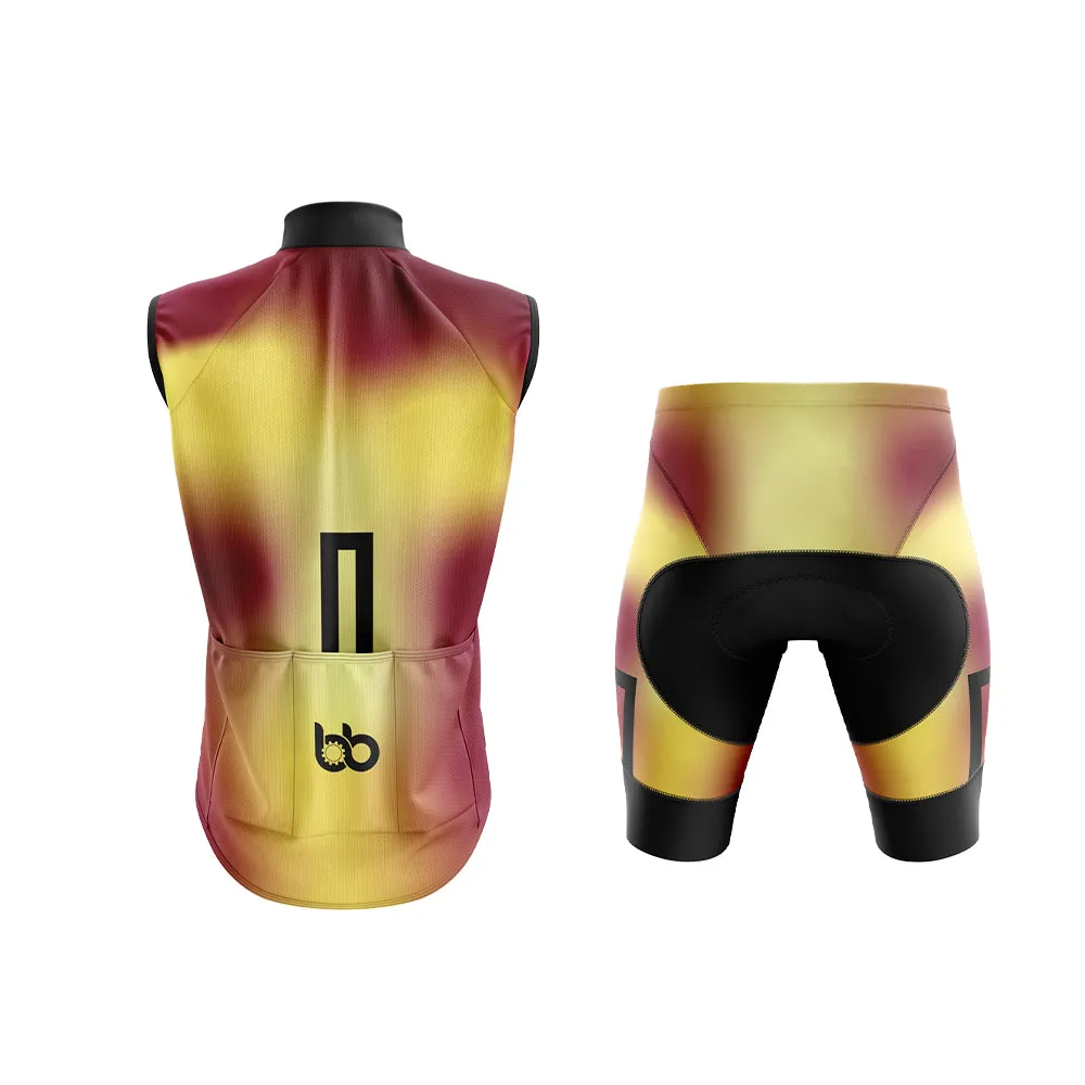 Bicycle Booth Prism (Yellow-Maroon) Club Cycling Kit