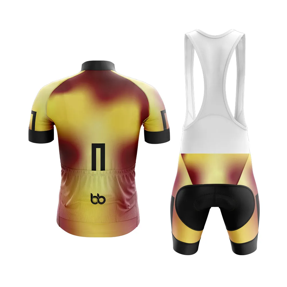 Bicycle Booth Prism (Yellow-Maroon) Club Cycling Kit