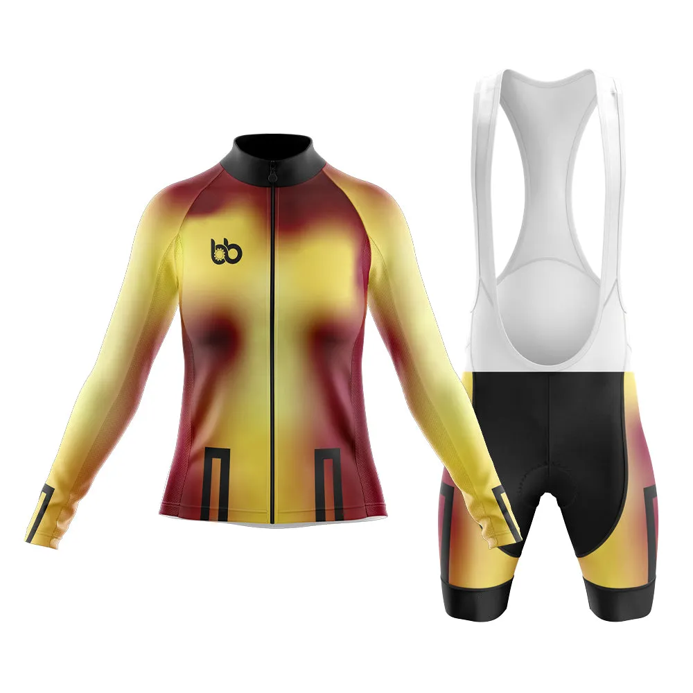 Bicycle Booth Prism (Yellow-Maroon) Club Cycling Kit