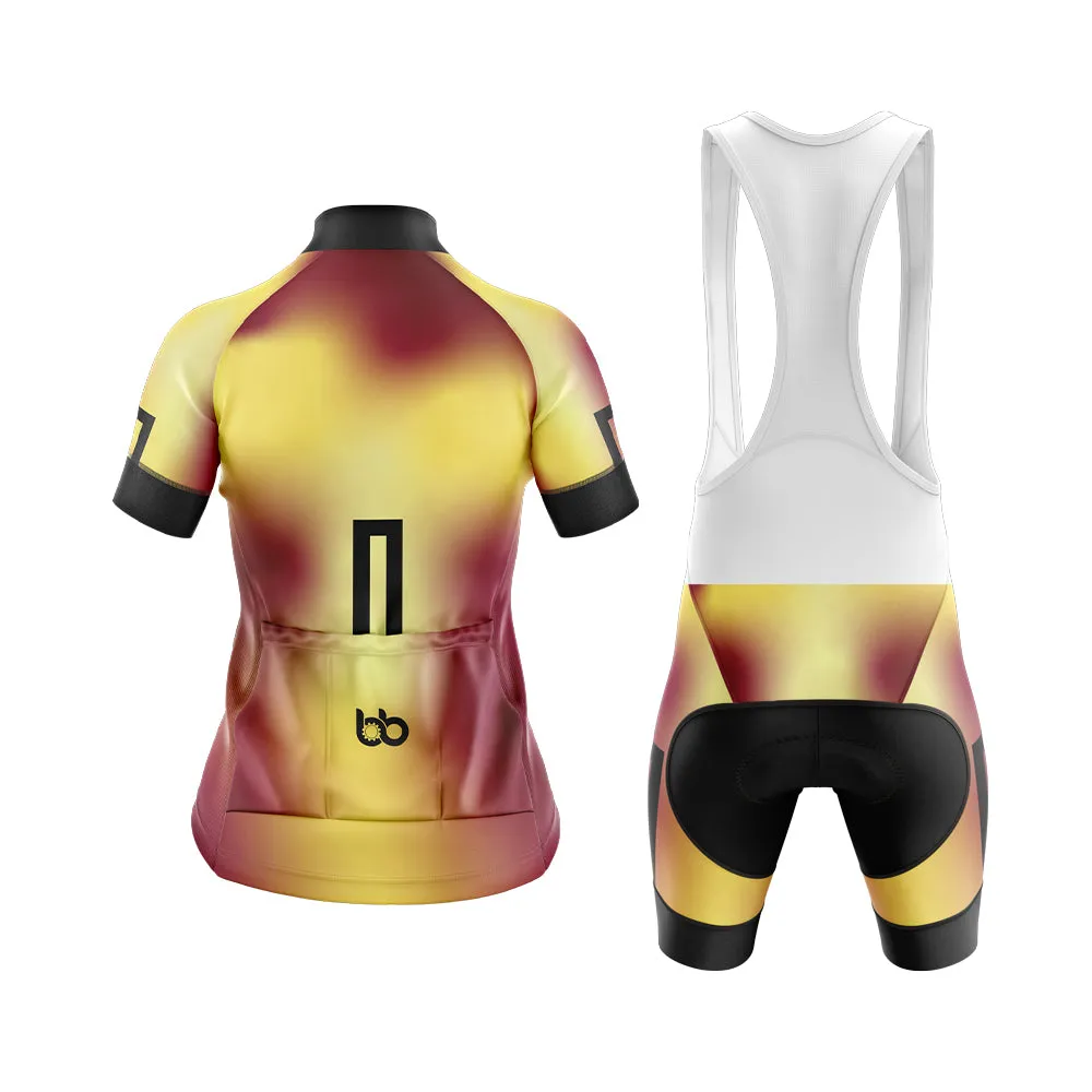 Bicycle Booth Prism (Yellow-Maroon) Club Cycling Kit