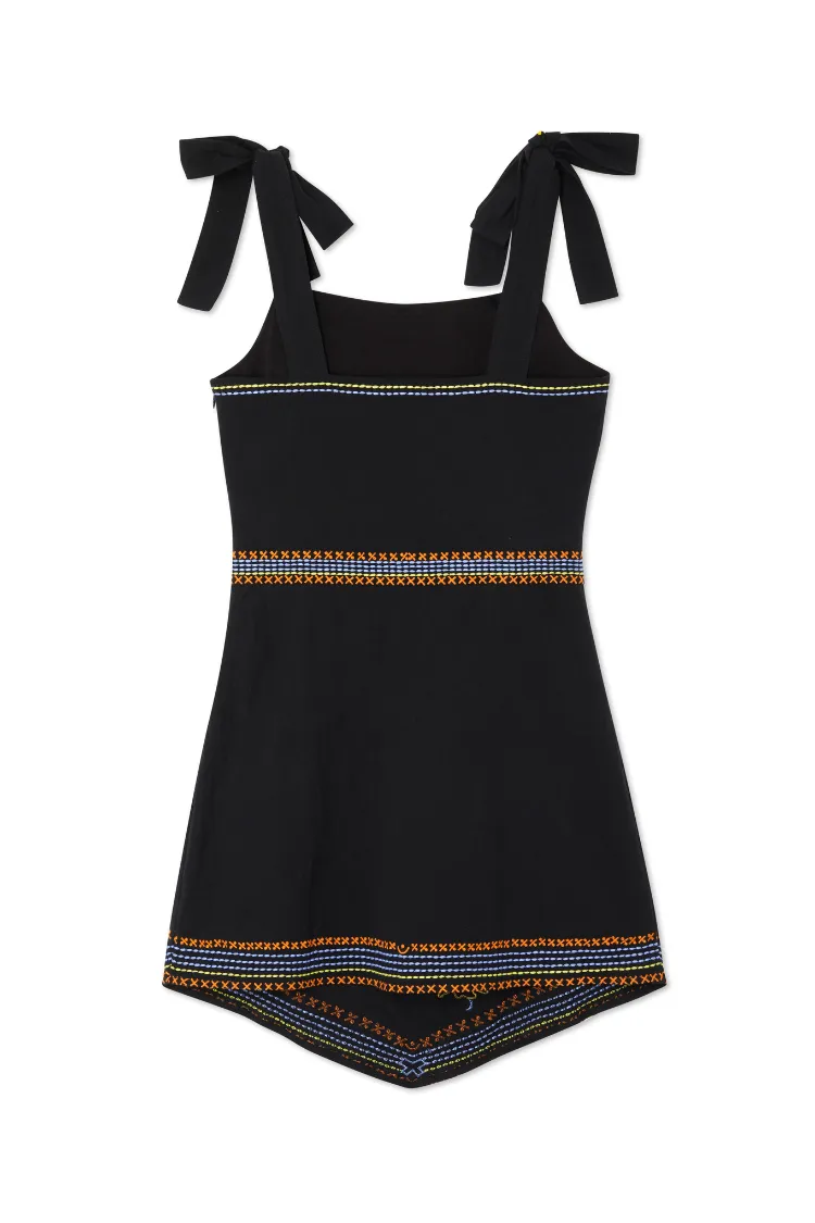 Black Corfu Mini Dress