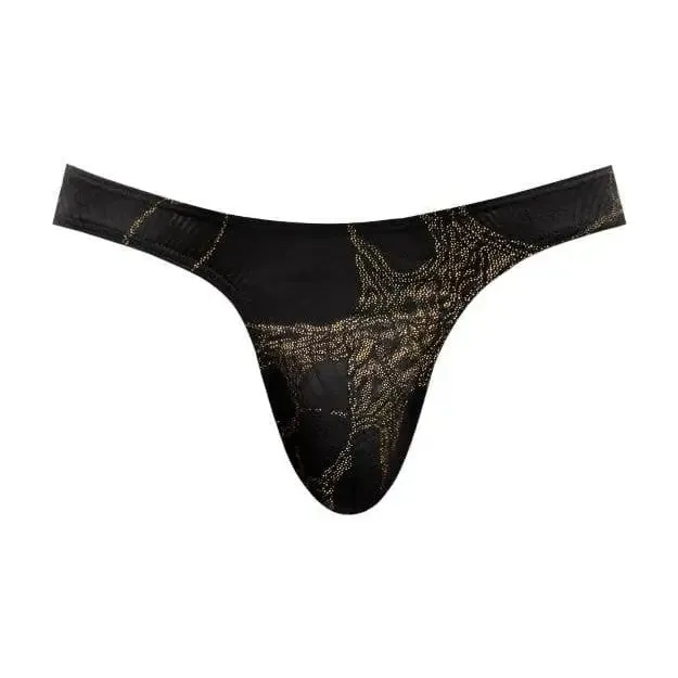 Black Gold Thong