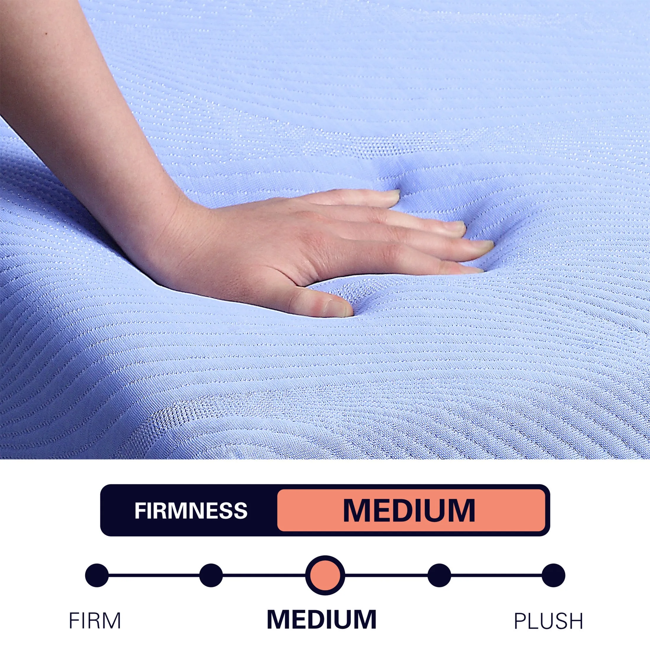 Bridgevine Home 12 inch Refresh Hybrid Cooling GelCare Memory Foam and Coil Adult Mattress, Queen Size