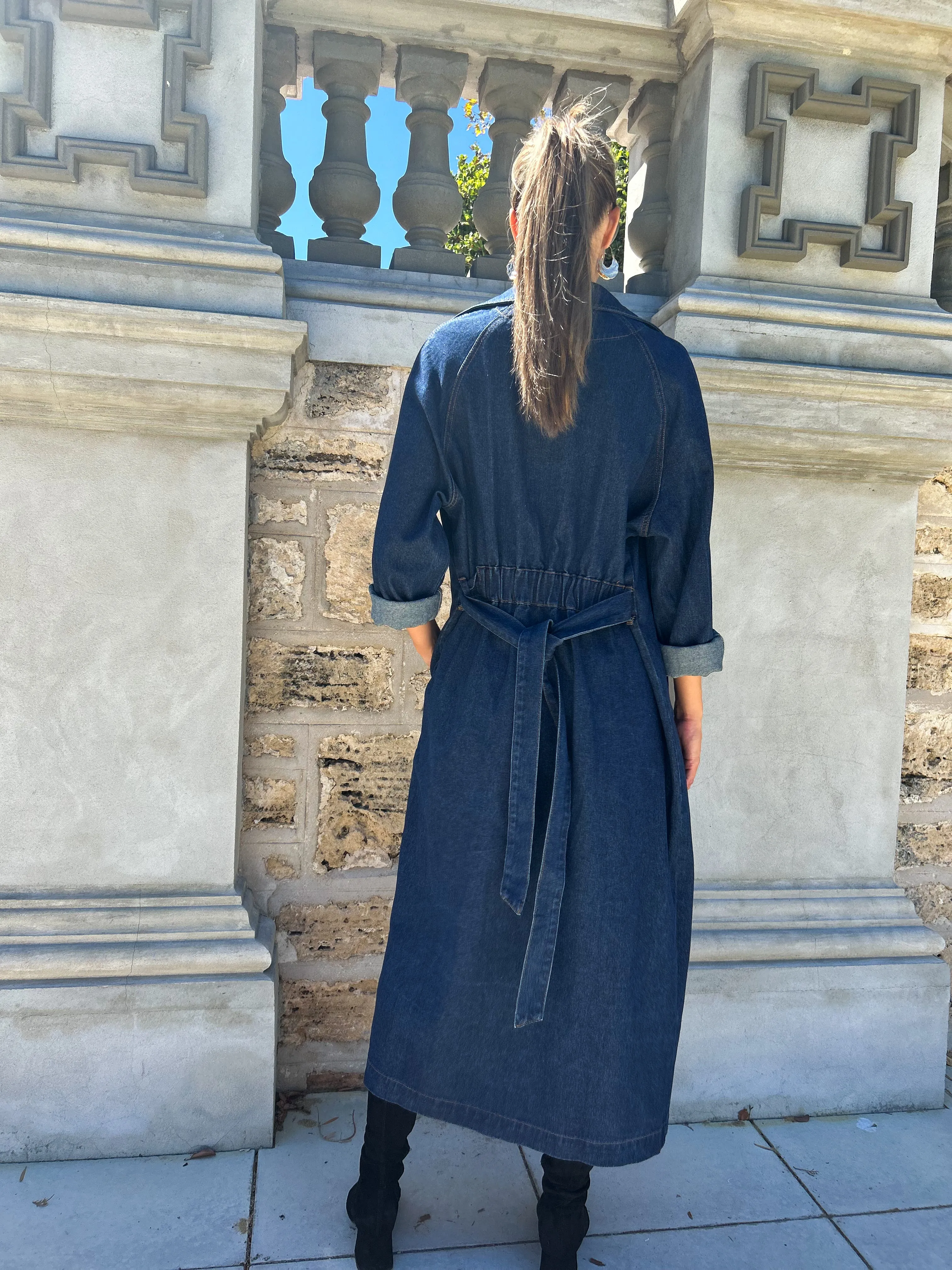 BRODY Denim Trench