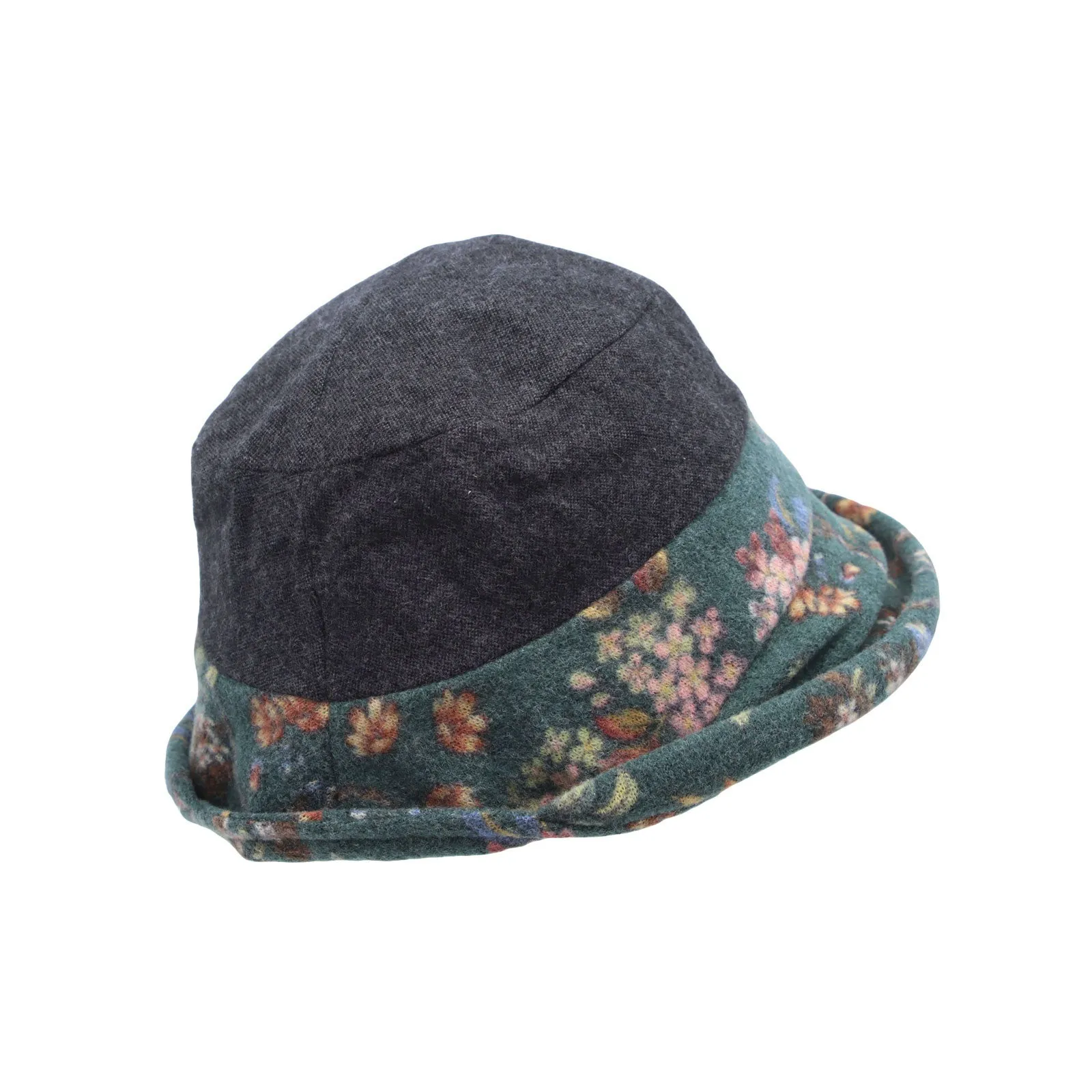 Bucket Hat Packable Floral Round Women Lady Simple Cap SLB1378