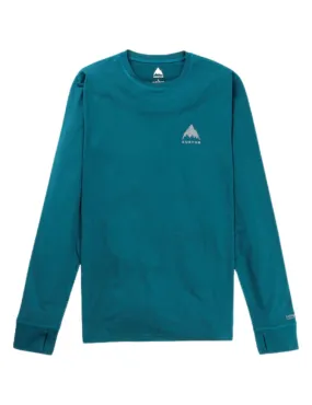 Burton Mens Lightweight X Base Layer Crew 2025 | Deep Emerald