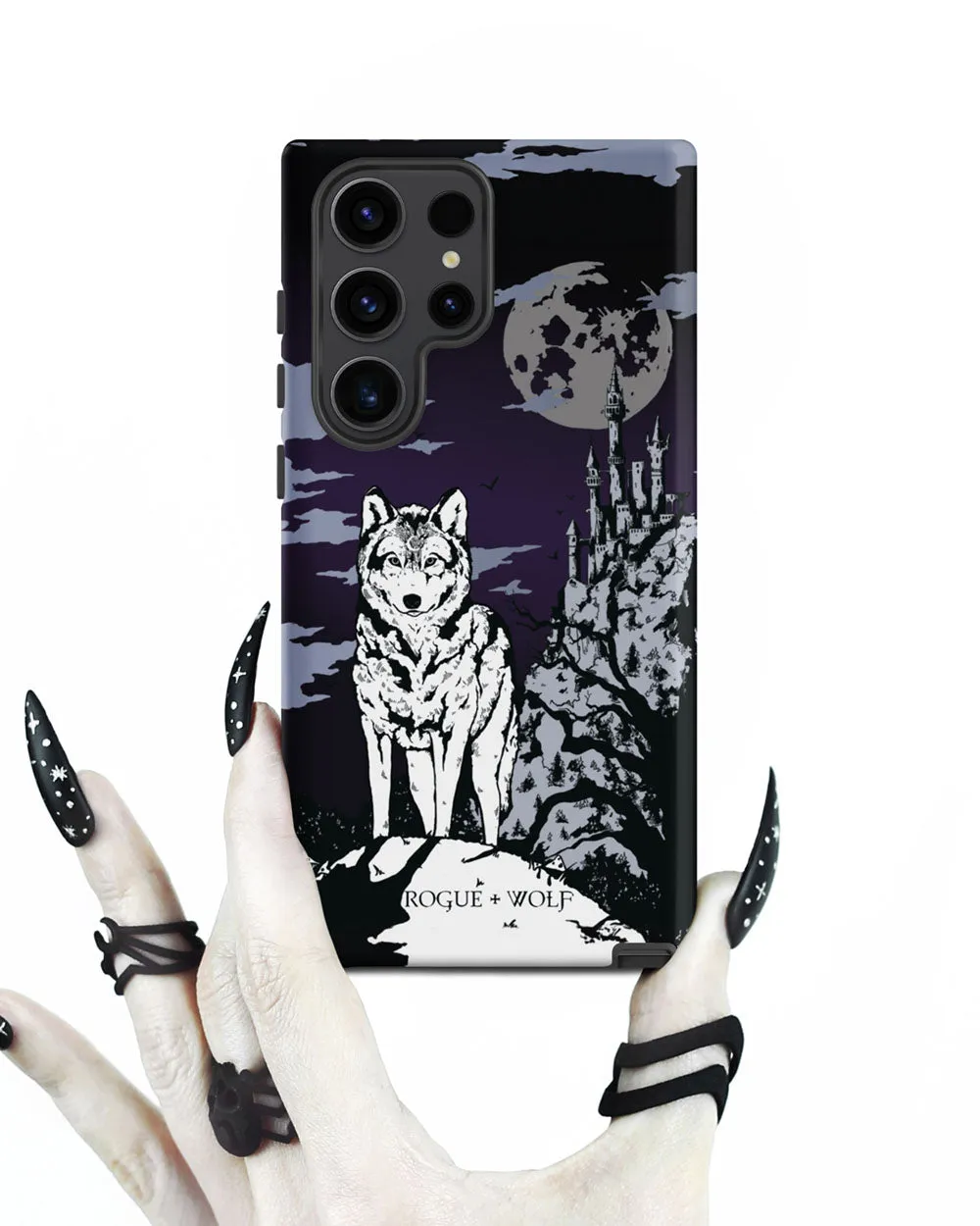 Castle Whitewolf Tough Phone Case for Samsung - Witchy Goth Anti-scratch Shockproof Accessories Cover