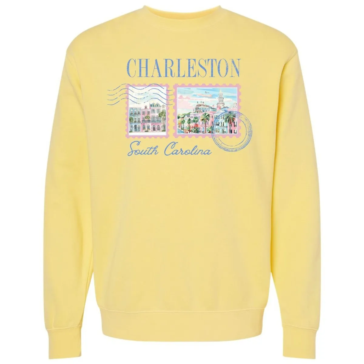 'Charleston Stamp' Cozy Crew