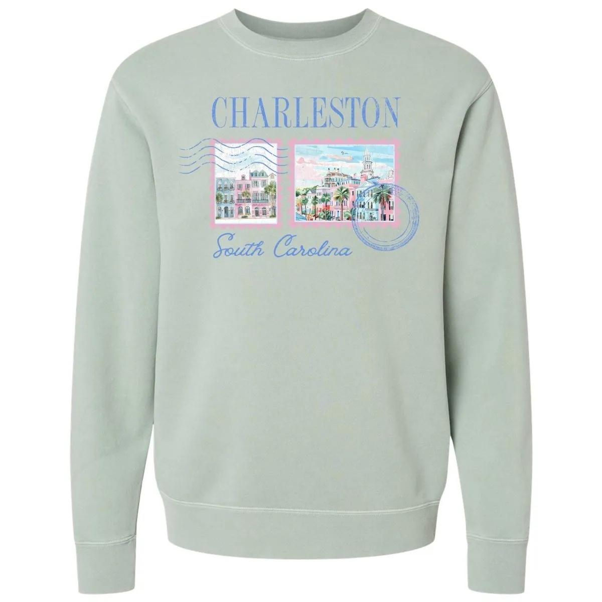 'Charleston Stamp' Cozy Crew