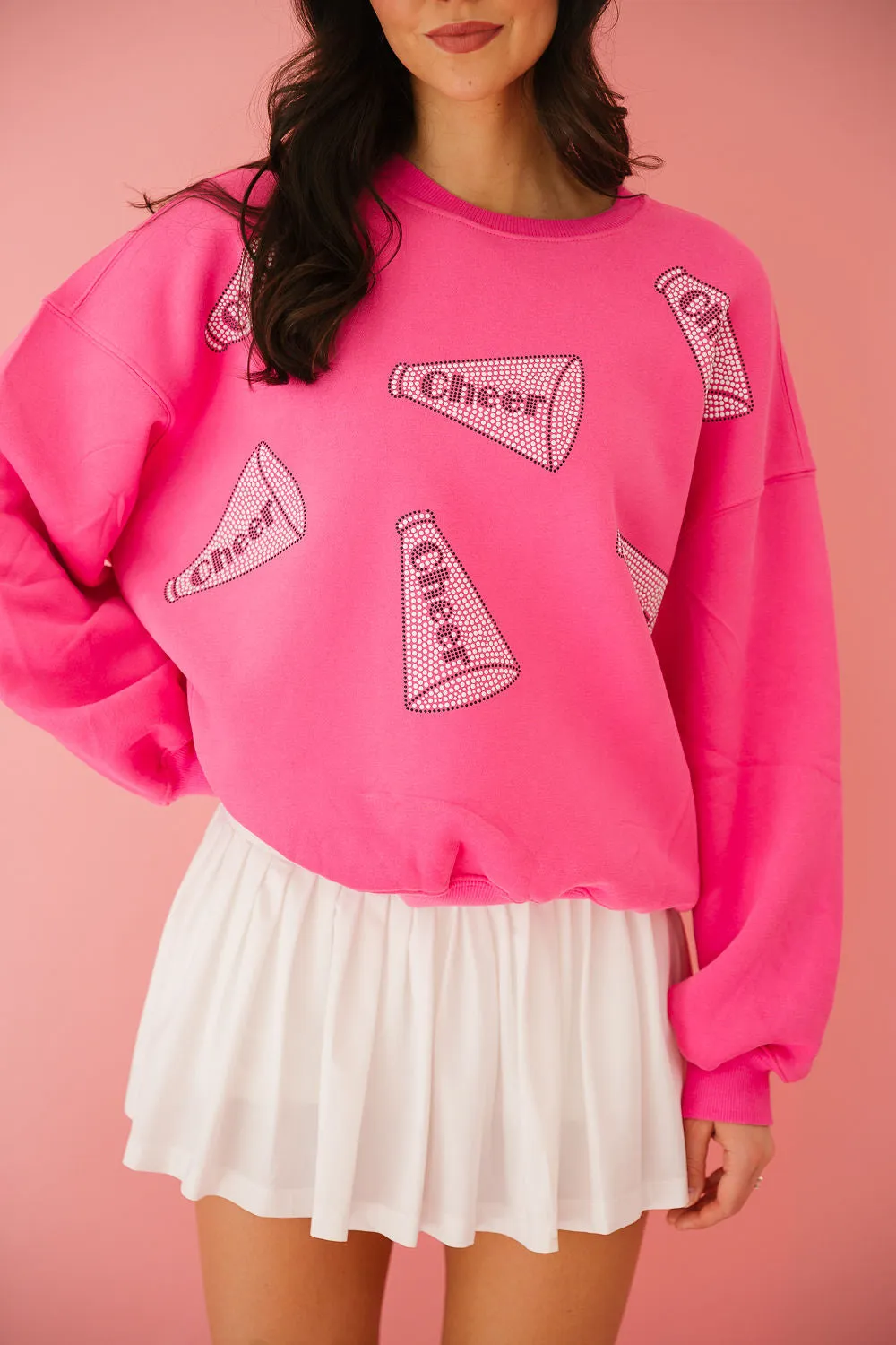 CHEER PINK PULLOVER