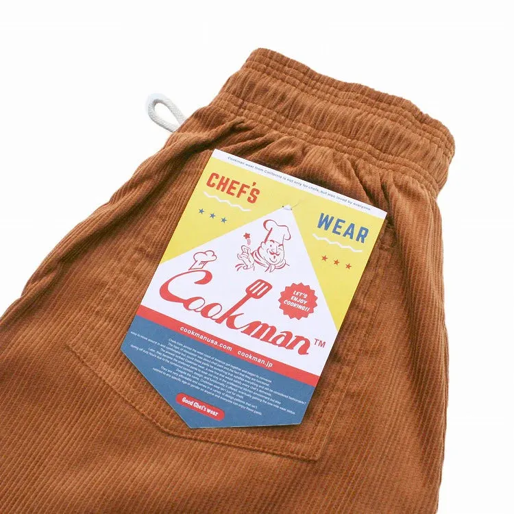 Cookman Chef Pants Corduroy Brown