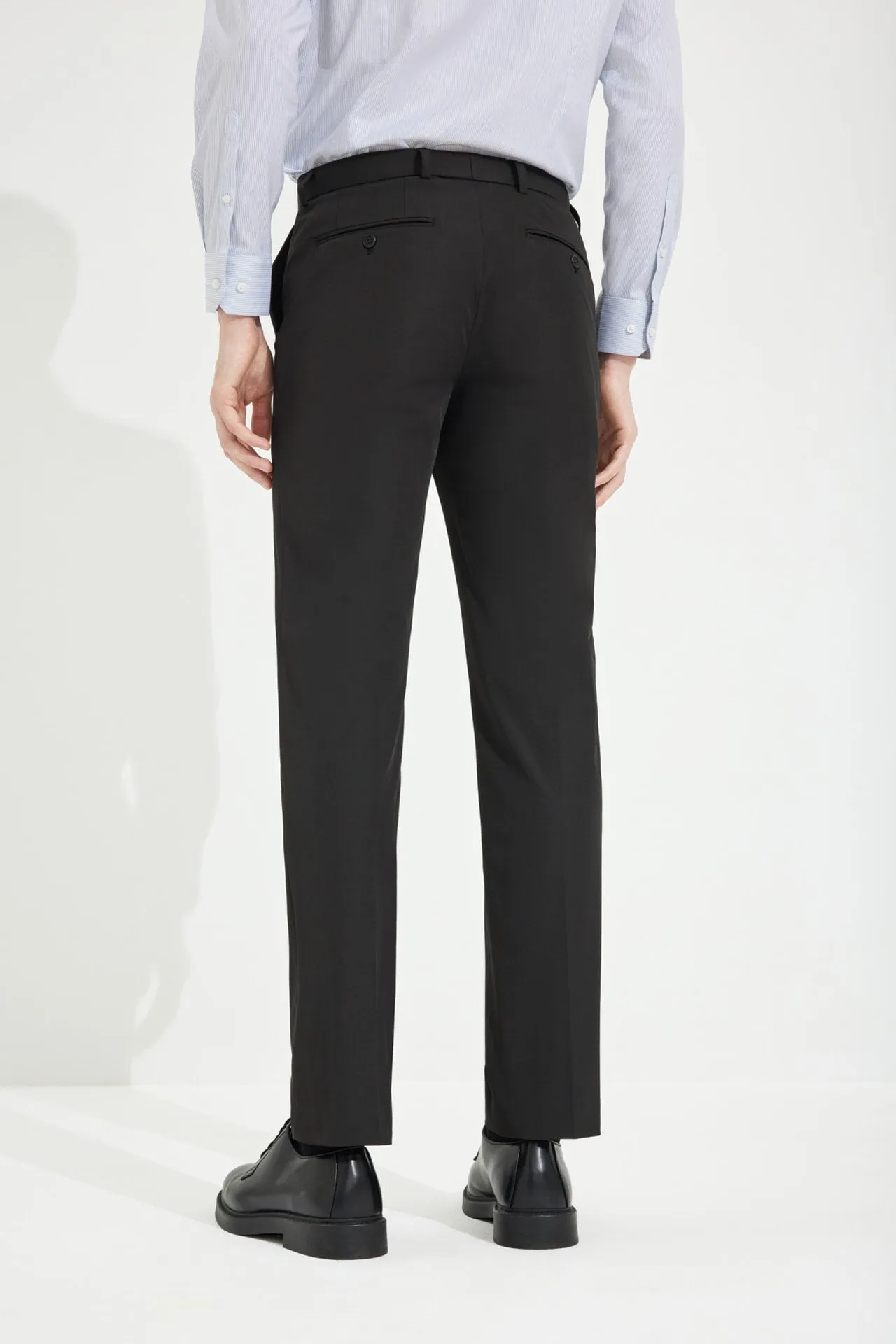 Cool Touch Quick Dry Twill Formal Pants in Smart Fit