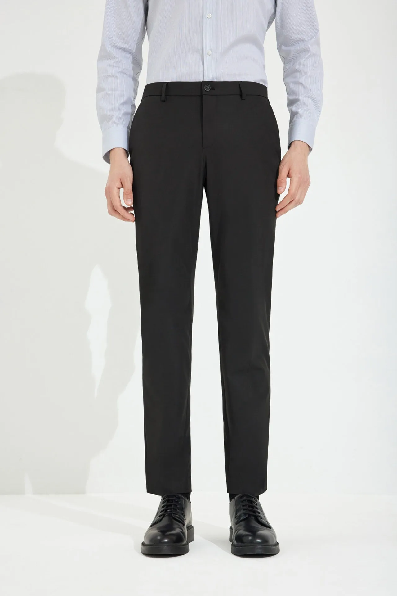 Cool Touch Quick Dry Twill Formal Pants in Smart Fit