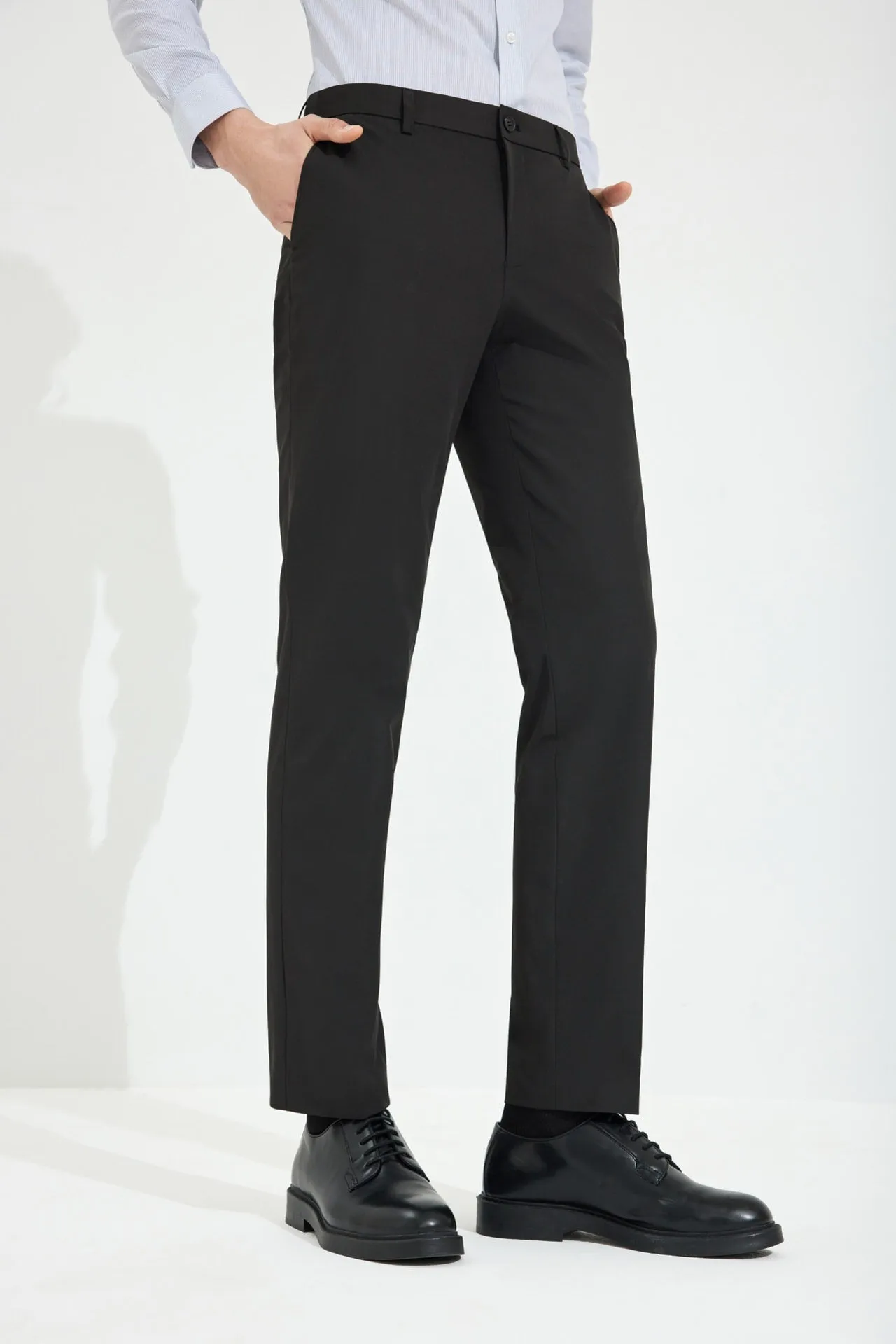 Cool Touch Quick Dry Twill Formal Pants in Smart Fit