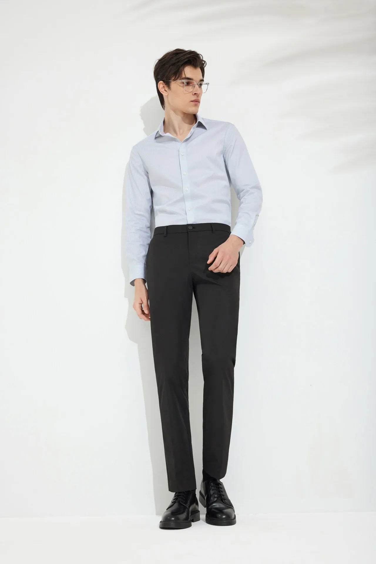 Cool Touch Quick Dry Twill Formal Pants in Smart Fit