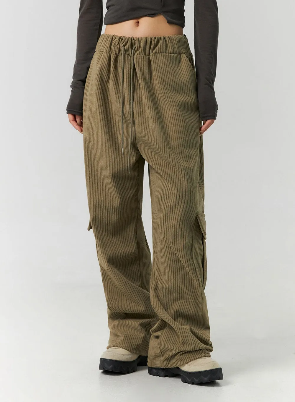 Corduroy Cargo Pants CN320