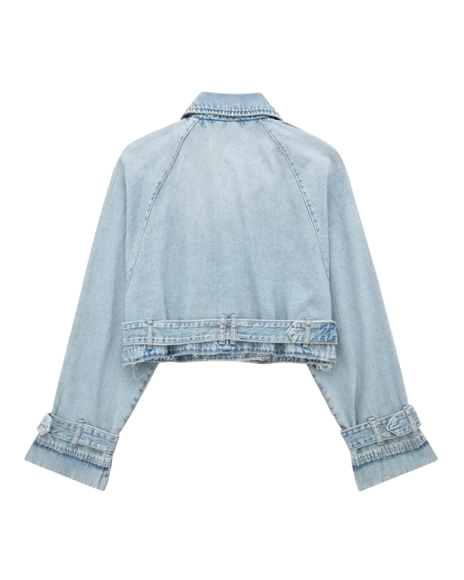 cropped Denim Jacket