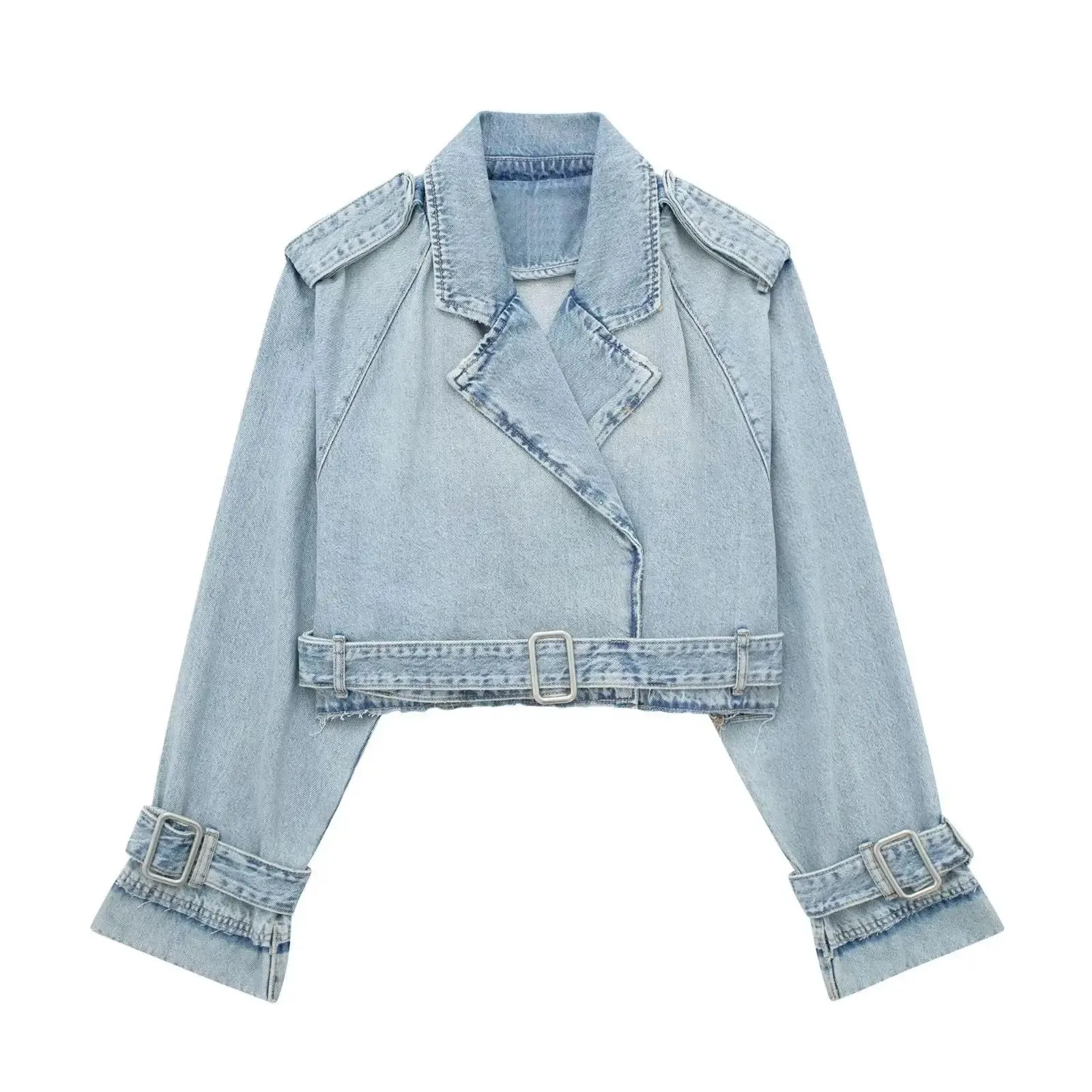 cropped Denim Jacket