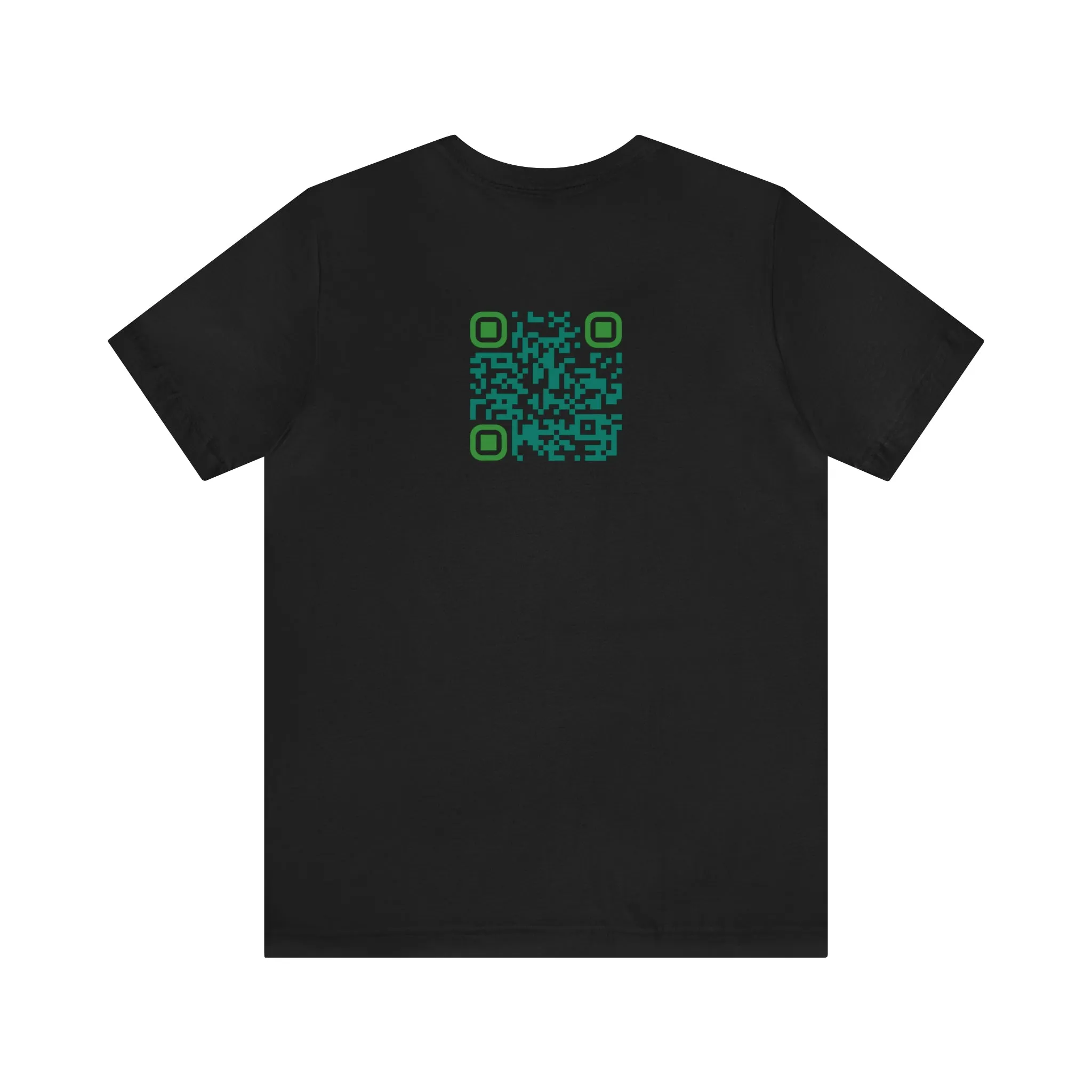 Cultivate Joy and Happiness Unisex Jersey Short Sleeve Tee, QR Code T-shirt, Hidden Message t-shirt, Positive T-shirt