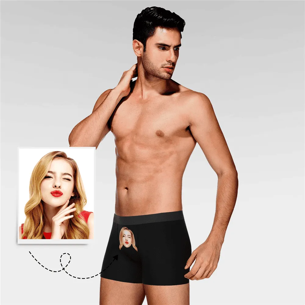 Customized Men's Face Colorful Boxer Shorts - Choose Your Style