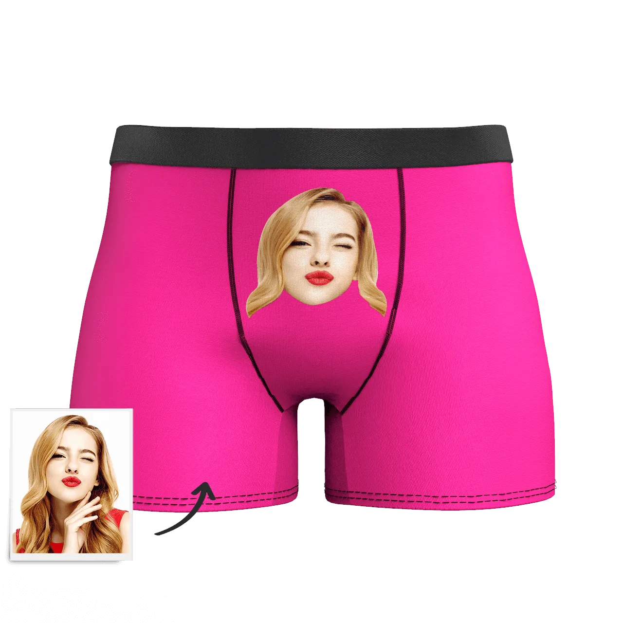 Customized Men's Face Colorful Boxer Shorts - Choose Your Style