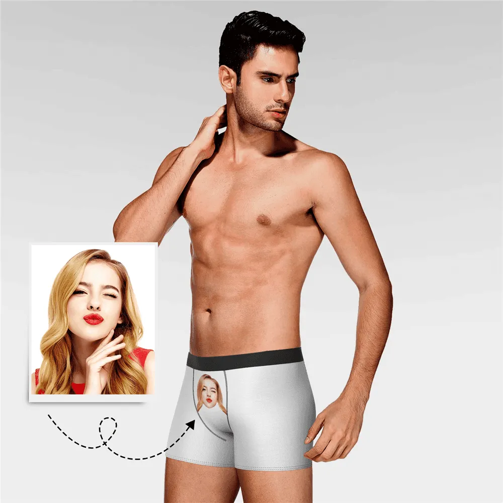 Customized Men's Face Colorful Boxer Shorts - Choose Your Style