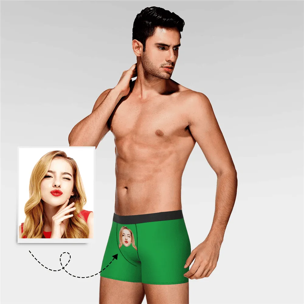 Customized Men's Face Colorful Boxer Shorts - Choose Your Style