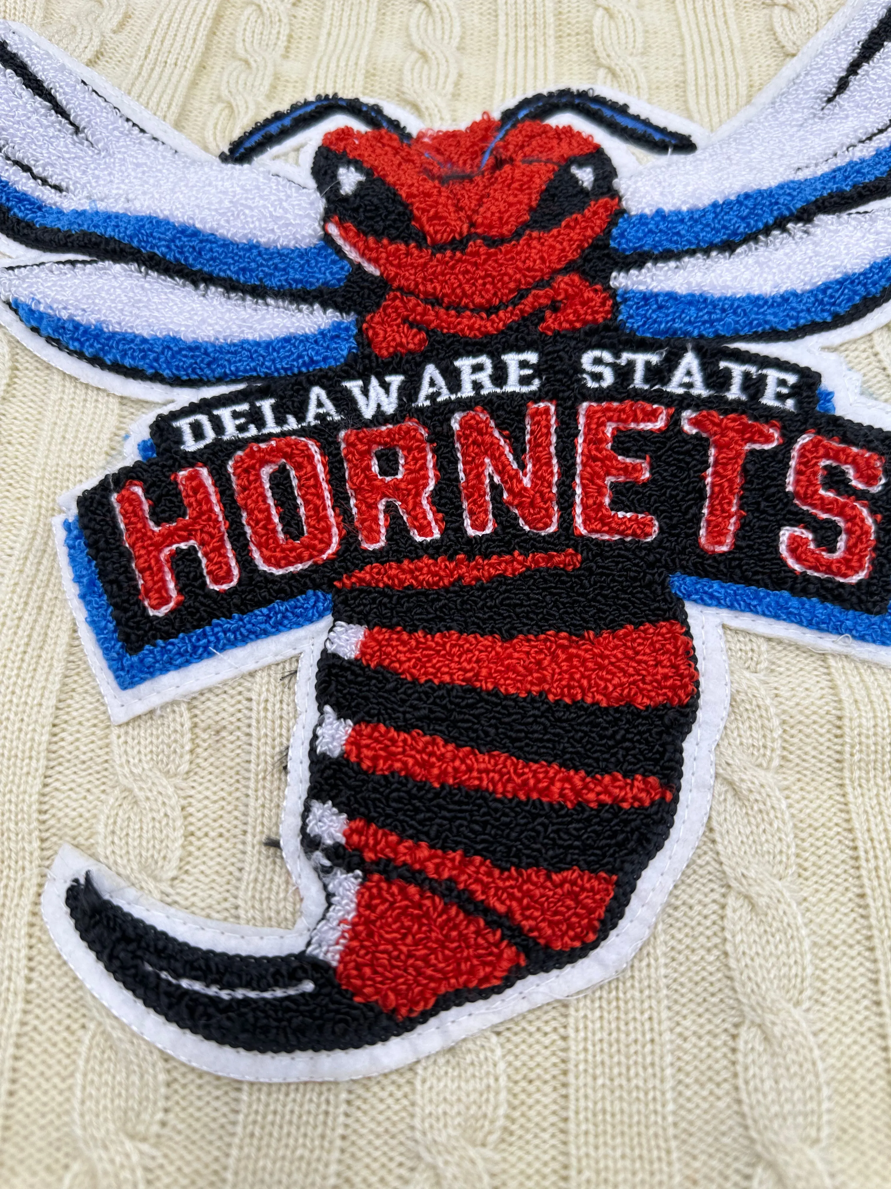 Delaware State University Cableknit Sweater