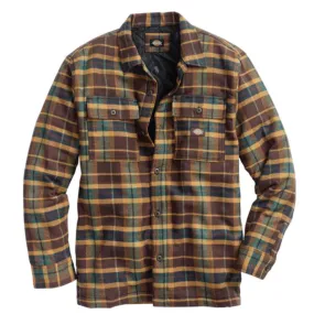 Dickies Moulton Flannel Shacket BRWN/GRN/Ginger