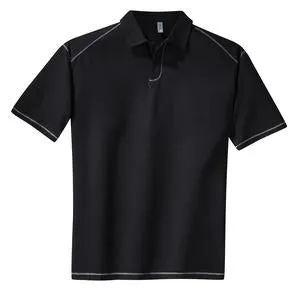 District Threads - Pima-Tek Sport Shirt with Contrast Stitching.  DT116