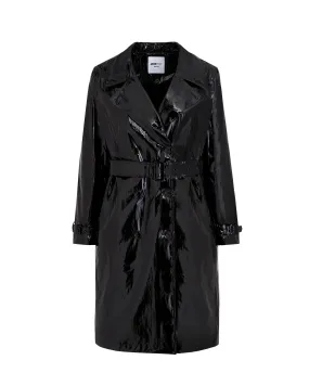 Double Breasted Trench - Black