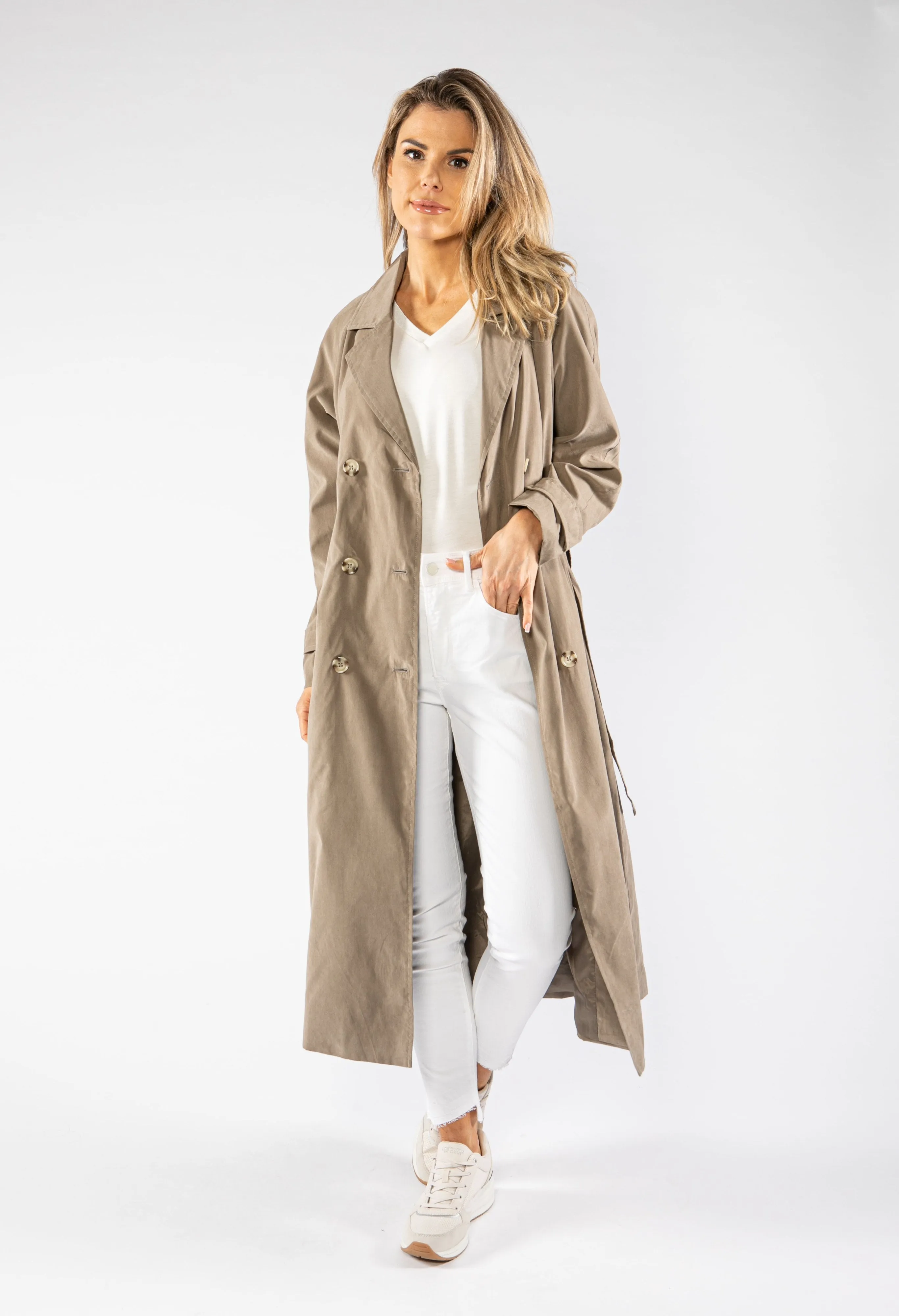 Double Breasted Trench Coat